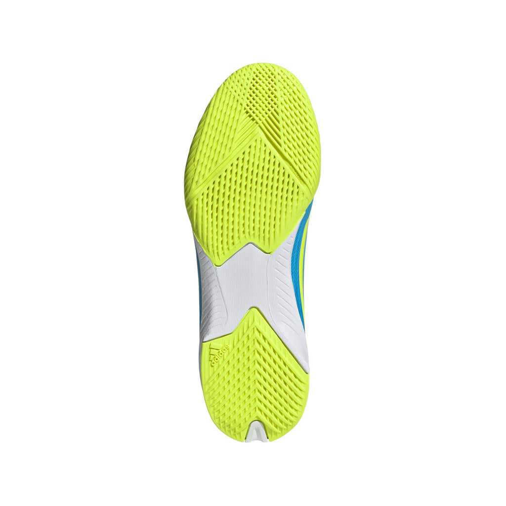 2026 New Arrival adidas F50 League IN Indoor Youth Soccer Shoes - Blue/Yellow/Aqua wholesalehk.shop