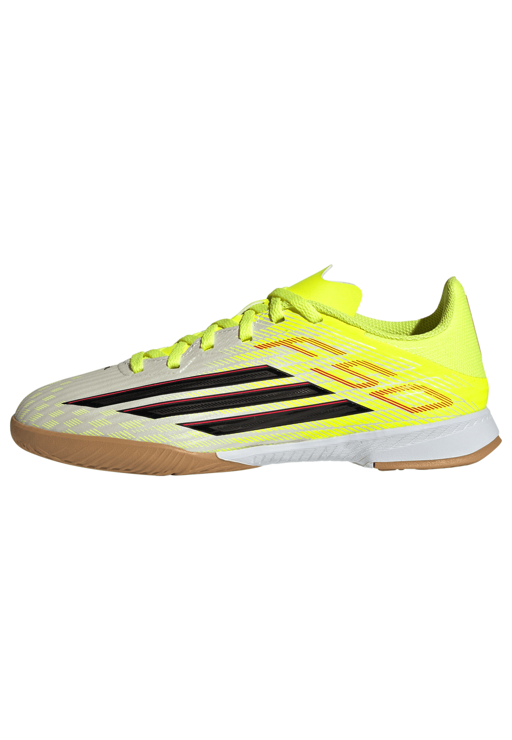 2026 New Arrival adidas F50 League IN Indoor Youth Soccer Shoes - Yellow/Black/Red wholesalehk.shop