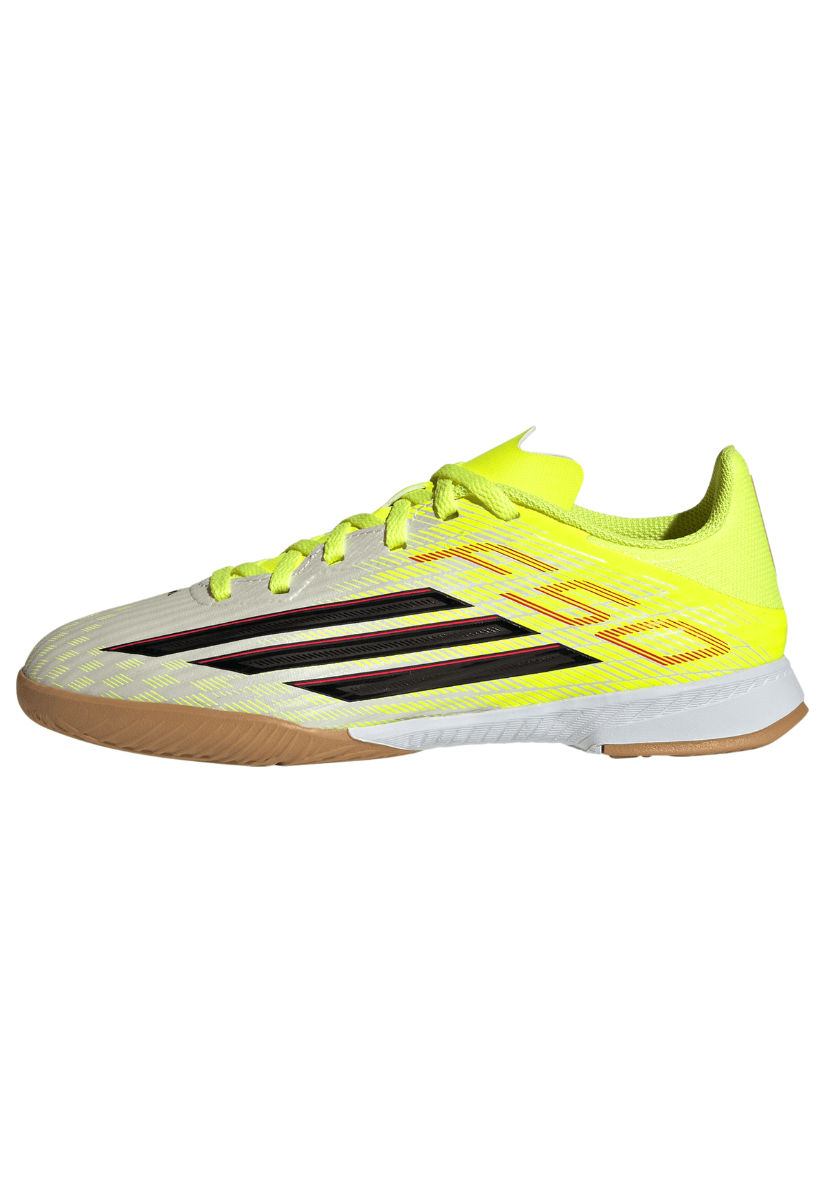 2026 New Arrival adidas F50 League IN Indoor Youth Soccer Shoes - Yellow/Black/Red wholesalehk.shop