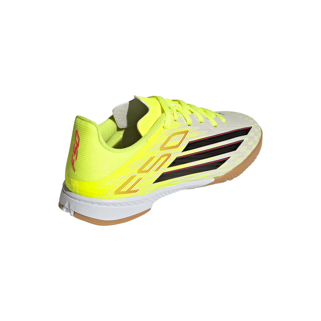 2026 New Arrival adidas F50 League IN Indoor Youth Soccer Shoes - Yellow/Black/Red wholesalehk.shop