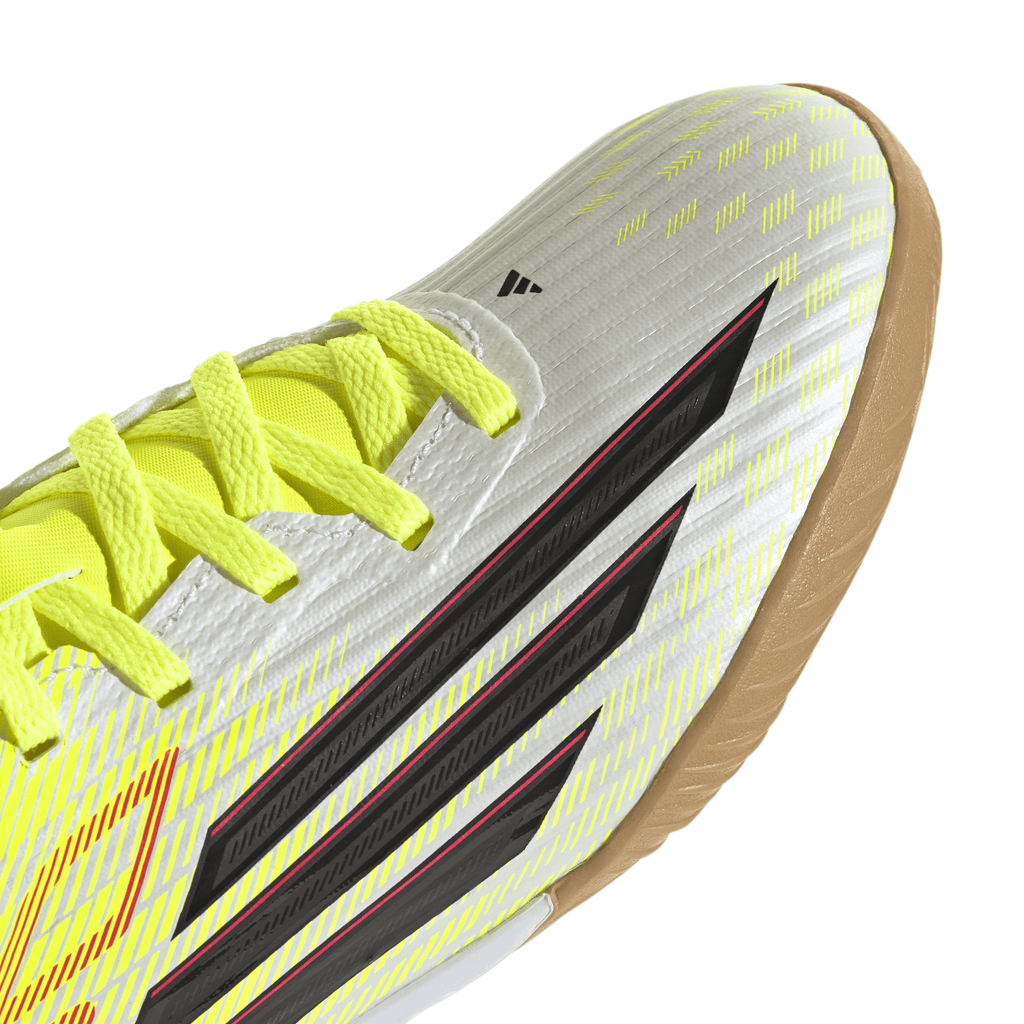 2026 New Arrival adidas F50 League IN Indoor Youth Soccer Shoes - Yellow/Black/Red wholesalehk.shop