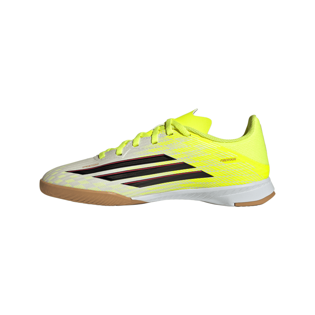 2026 New Arrival adidas F50 League IN Indoor Youth Soccer Shoes - Yellow/Black/Red wholesalehk.shop