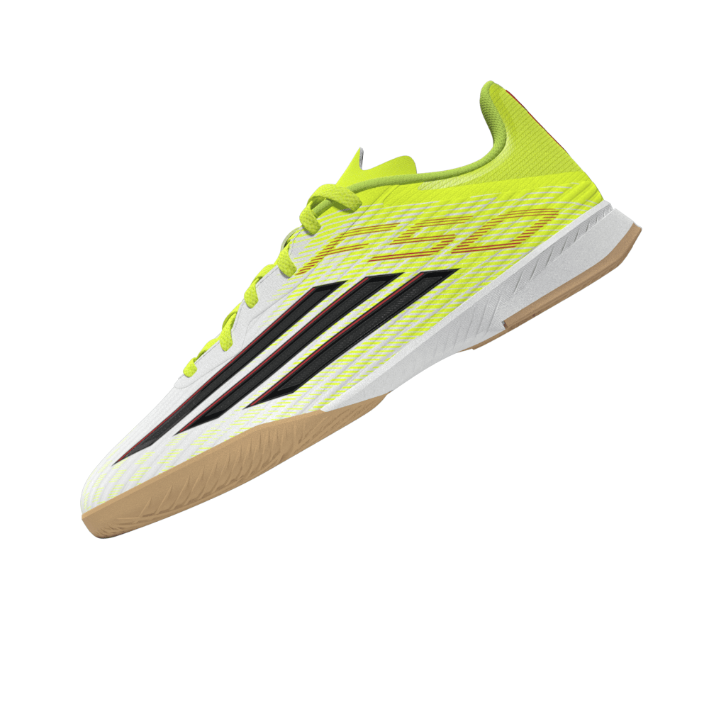 2026 New Arrival adidas F50 League IN Indoor Youth Soccer Shoes - Yellow/Black/Red wholesalehk.shop