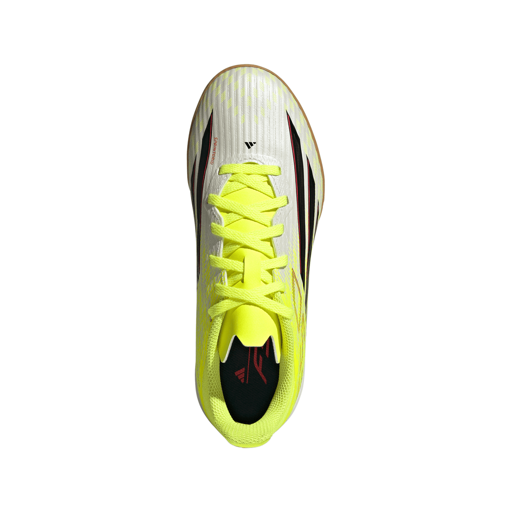 2026 New Arrival adidas F50 League IN Indoor Youth Soccer Shoes - Yellow/Black/Red wholesalehk.shop