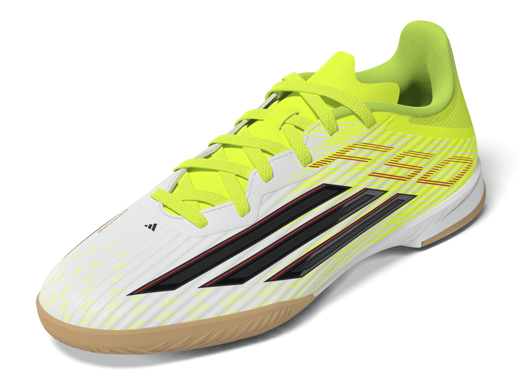 2026 New Arrival adidas F50 League IN Indoor Youth Soccer Shoes - Yellow/Black/Red wholesalehk.shop