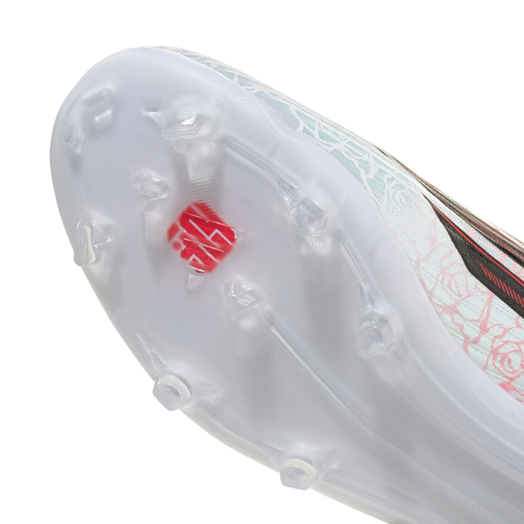 2026 New Arrival adidas F50 League Laceless FG Firm Ground Youth Soccer Cleats - White/Black/Red wholesalehk.shop