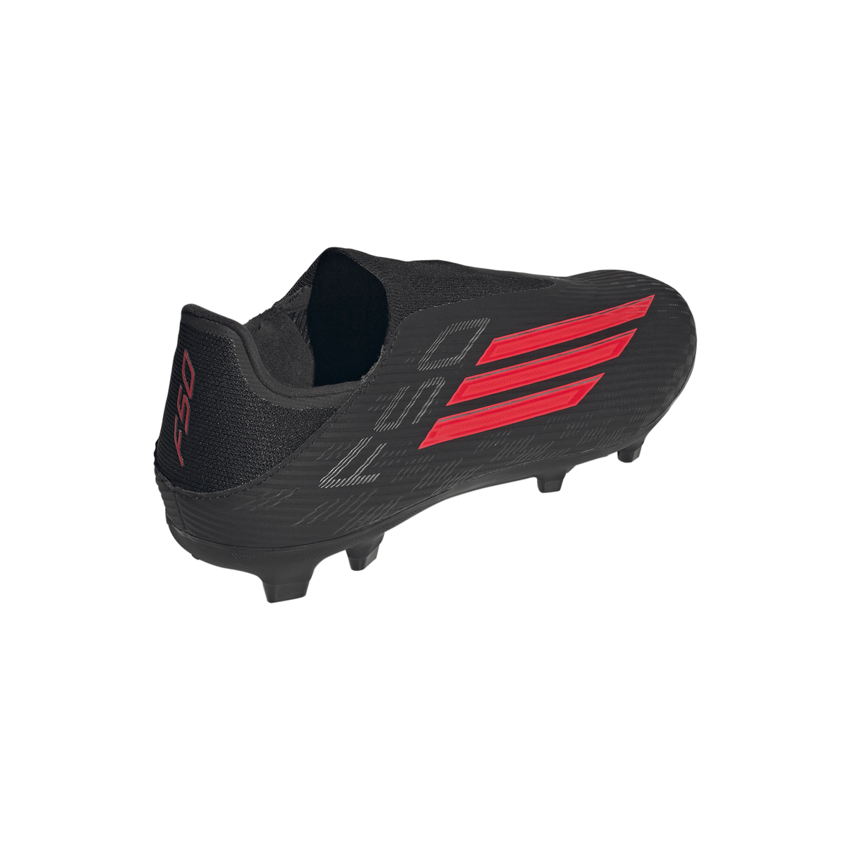 2026 New Arrival adidas F50 League Laceless FG/MG Firm Ground / Multi Ground Men´s Soccer Cleats - Black/Red wholesalehk.shop
