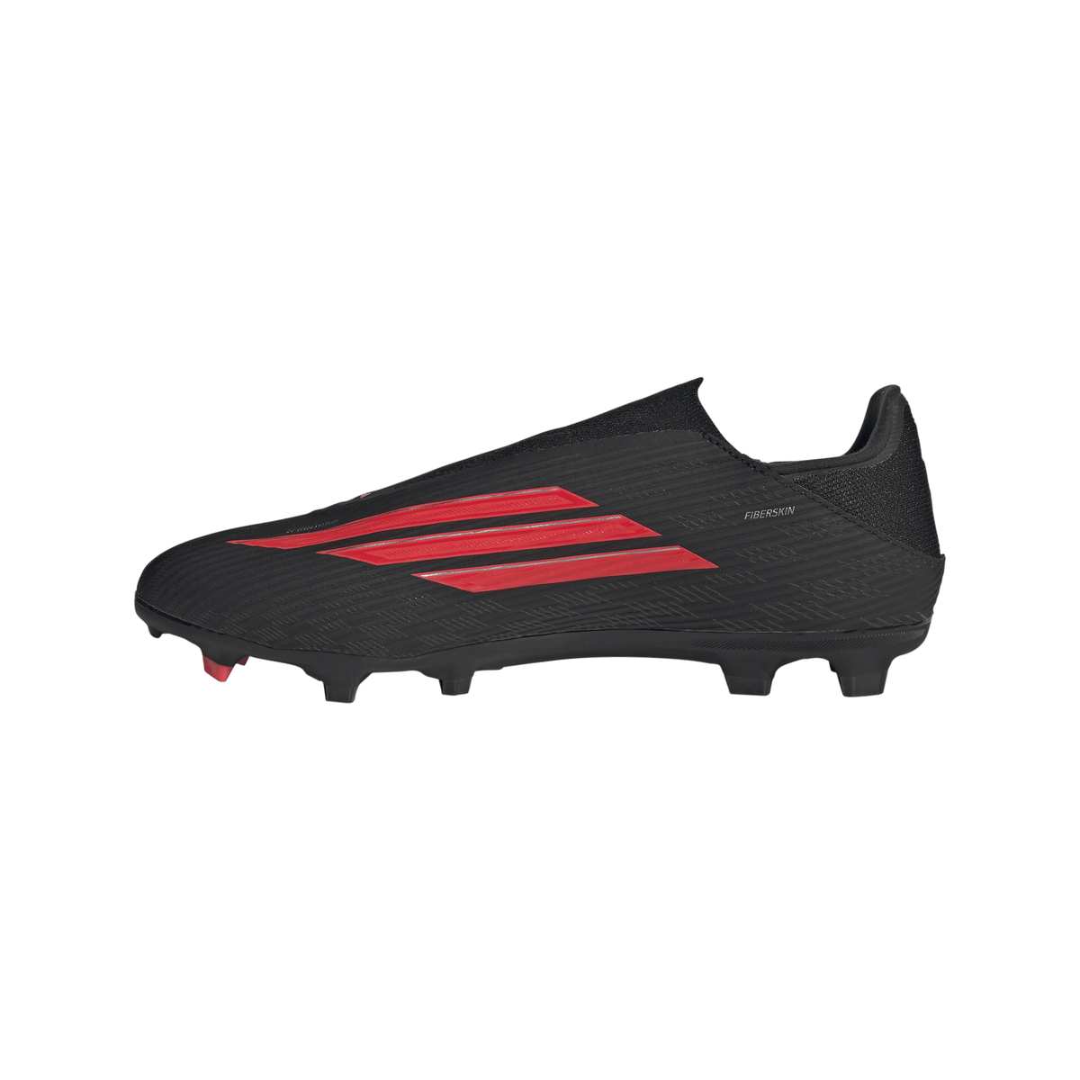 2026 New Arrival adidas F50 League Laceless FG/MG Firm Ground / Multi Ground Men´s Soccer Cleats - Black/Red wholesalehk.shop