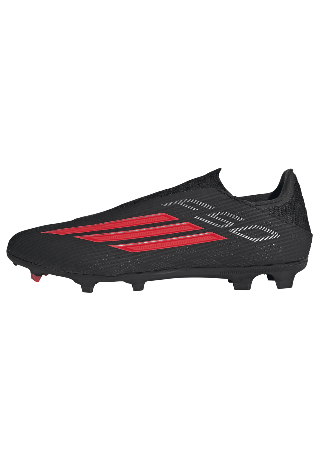 2026 New Arrival adidas F50 League Laceless FG/MG Firm Ground / Multi Ground Men´s Soccer Cleats - Black/Red wholesalehk.shop