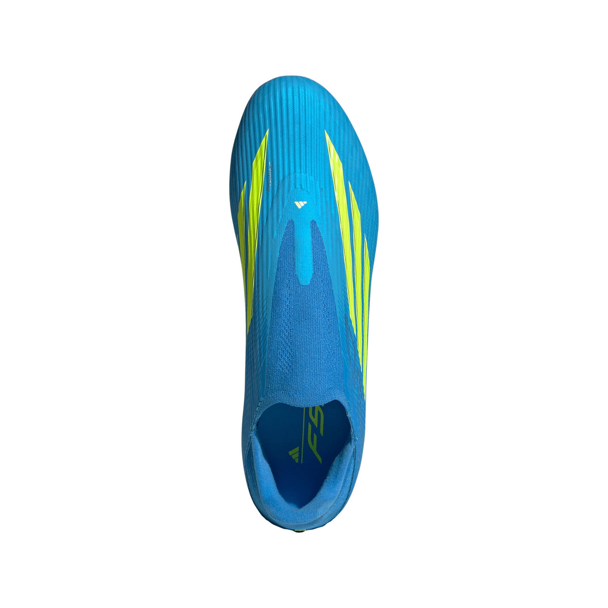 2026 New Arrival adidas F50 League Laceless FG/MG Firm Ground/Multi Ground Men's Soccer Cleats - Blue/Yellow/Aqua wholesalehk.shop