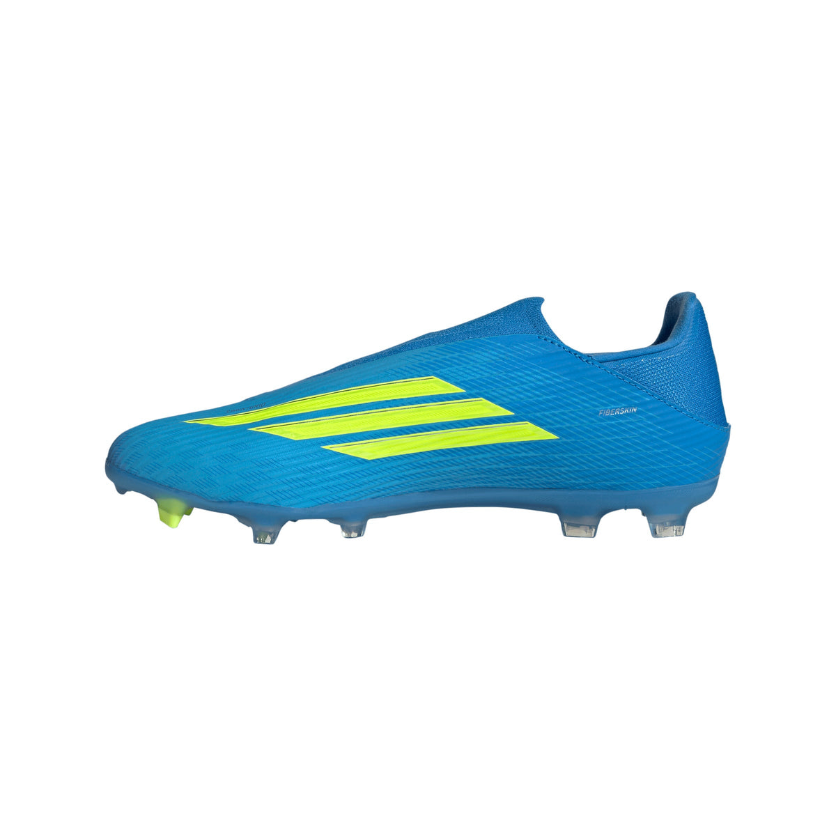 2026 New Arrival adidas F50 League Laceless FG/MG Firm Ground/Multi Ground Men's Soccer Cleats - Blue/Yellow/Aqua wholesalehk.shop