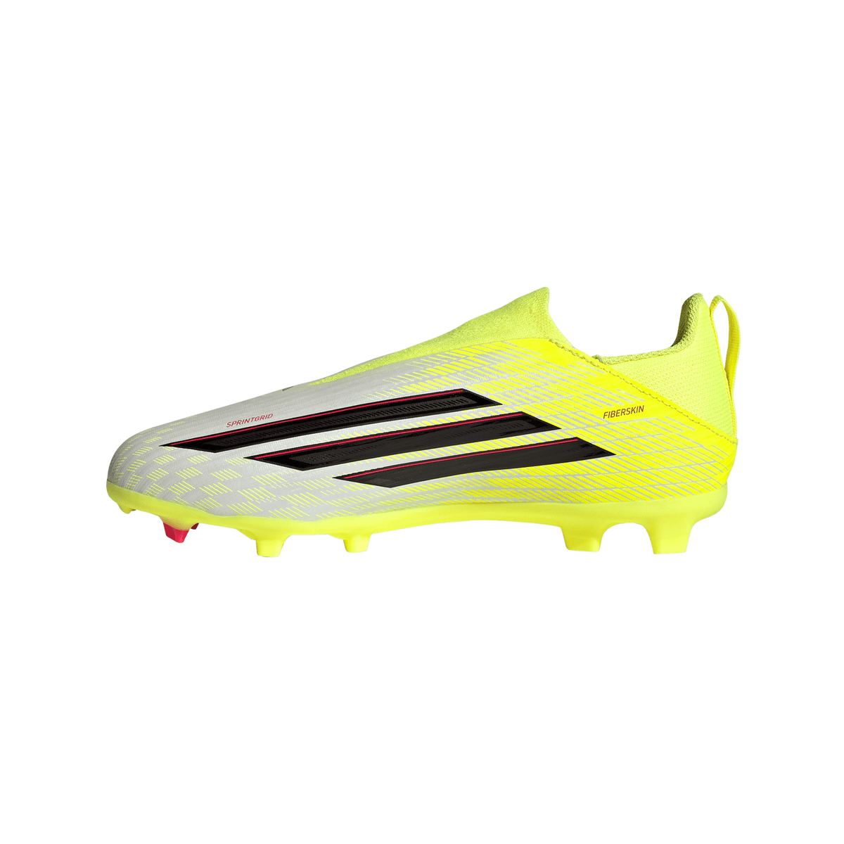 2026 New Arrival adidas F50 League Laceless FG/MG Firm Ground/Multi Ground Youth Soccer Cleats - Yellow/Black/Red wholesalehk.shop