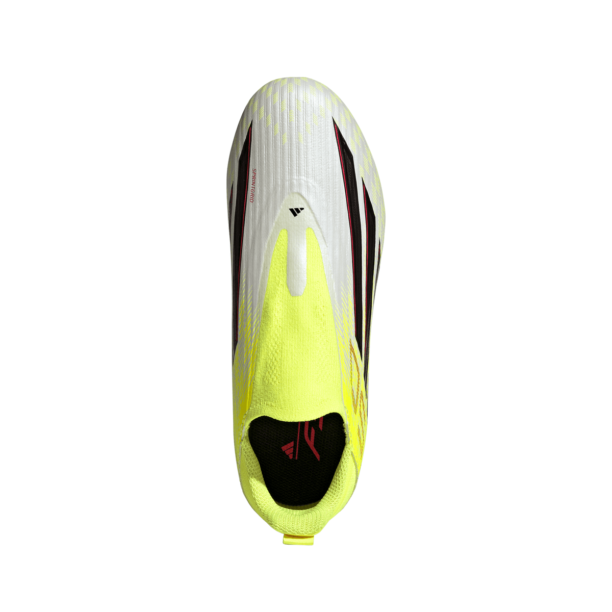 2026 New Arrival adidas F50 League Laceless FG/MG Firm Ground/Multi Ground Youth Soccer Cleats - Yellow/Black/Red wholesalehk.shop