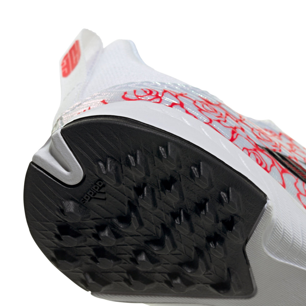 2026 New Arrival adidas F50 League Laceless TF Turf Youth Soccer Cleats - White/Black/Red wholesalehk.shop