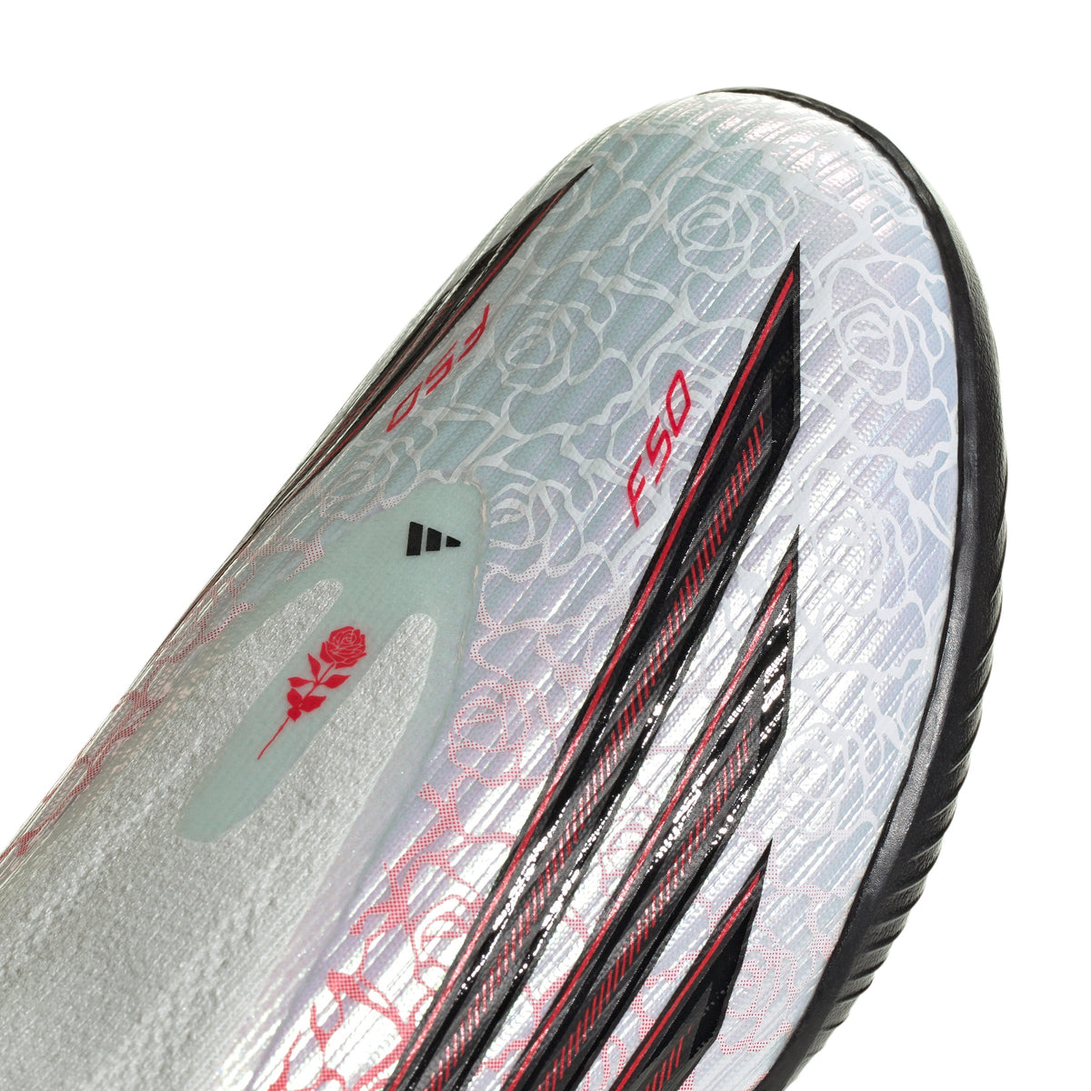 2026 New Arrival adidas F50 League Laceless TF Turf Youth Soccer Cleats - White/Black/Red wholesalehk.shop