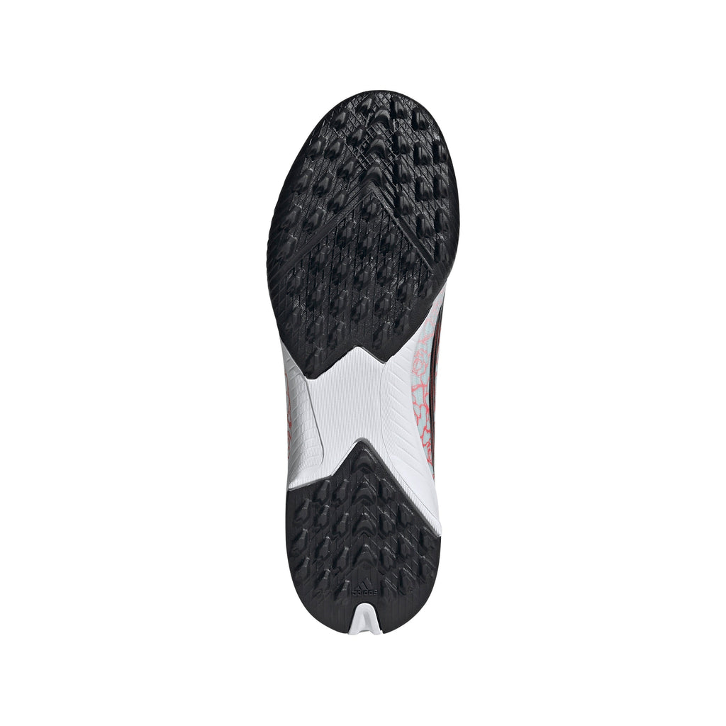 2026 New Arrival adidas F50 League Laceless TF Turf Youth Soccer Cleats - White/Black/Red wholesalehk.shop
