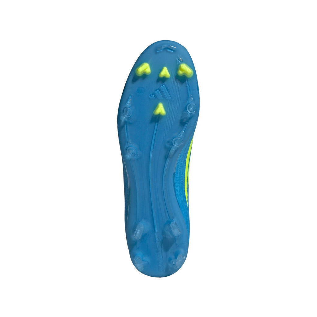 2026 New Arrival adidas F50 League Mid Cut FG/MG Firm Ground/Multi Ground Men's Soccer Cleats - Blue/Yellow/Aqua wholesalehk.shop