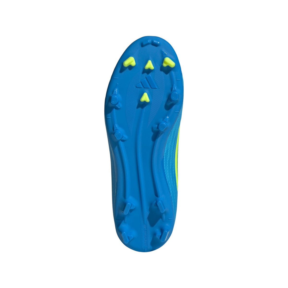 2026 New Arrival adidas F50 League Mid Cut FG/MG Firm Ground/Multi Ground Youth Soccer Cleats - Blue/Yellow/Aqua wholesalehk.shop
