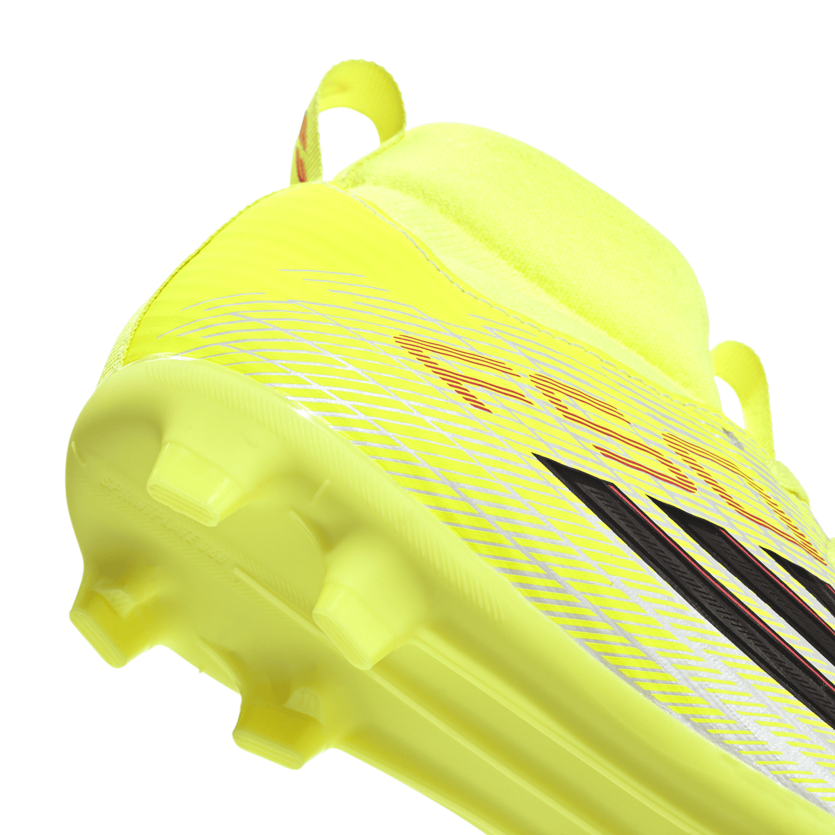 2026 New Arrival adidas F50 League Mid Cut FG/MG Firm Ground/Multi Ground Youth Soccer Cleats - Yellow/Black wholesalehk.shop