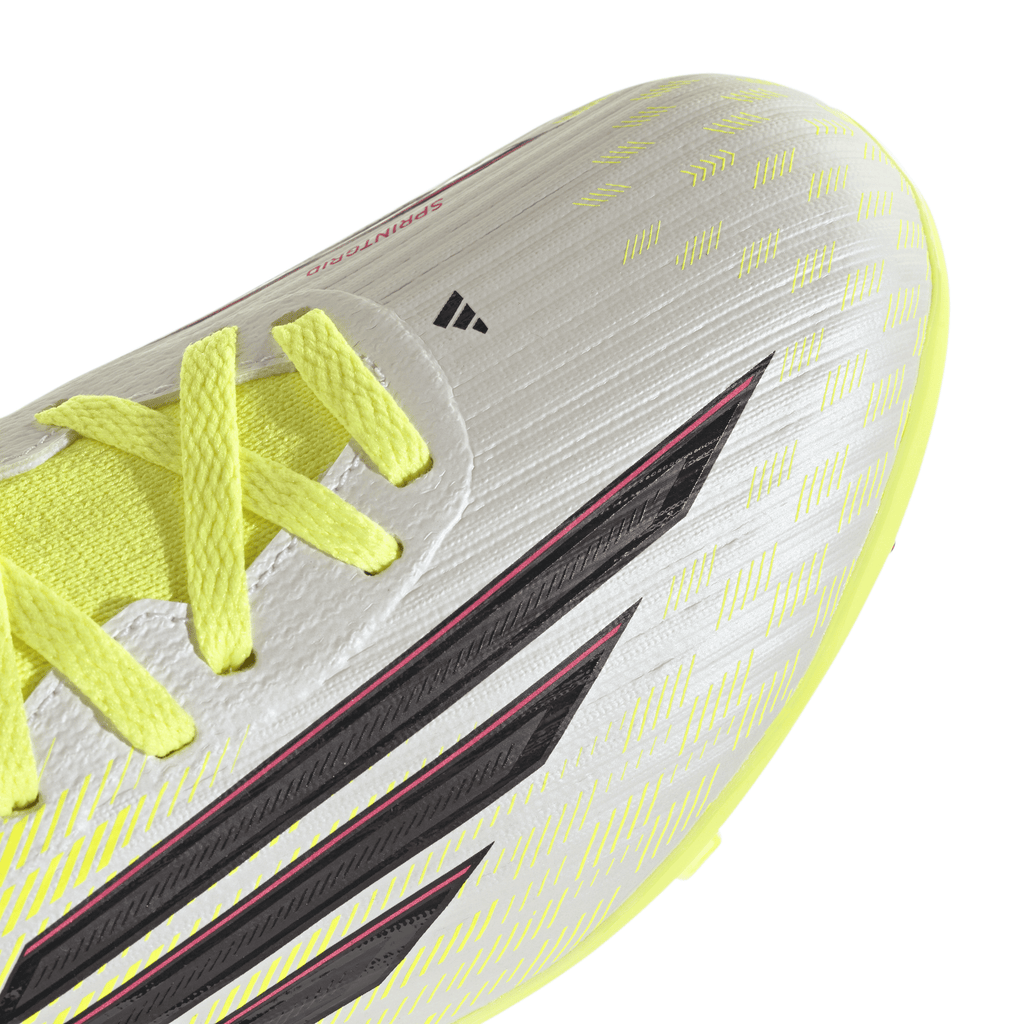 2026 New Arrival adidas F50 League Mid Cut FG/MG Firm Ground/Multi Ground Youth Soccer Cleats - Yellow/Black wholesalehk.shop