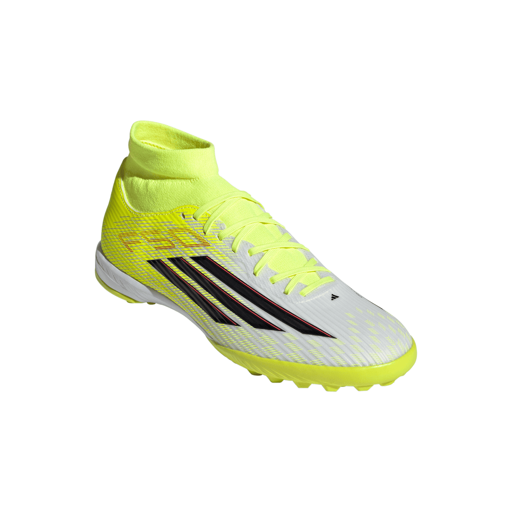 2026 New Arrival adidas F50 League Mid Cut TF Turf Men's Soccer Cleats - Yellow/Black/Red wholesalehk.shop