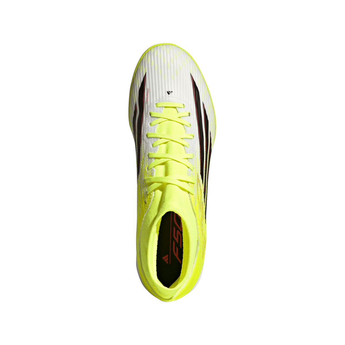 2026 New Arrival adidas F50 League Mid Cut TF Turf Men's Soccer Cleats - Yellow/Black/Red wholesalehk.shop