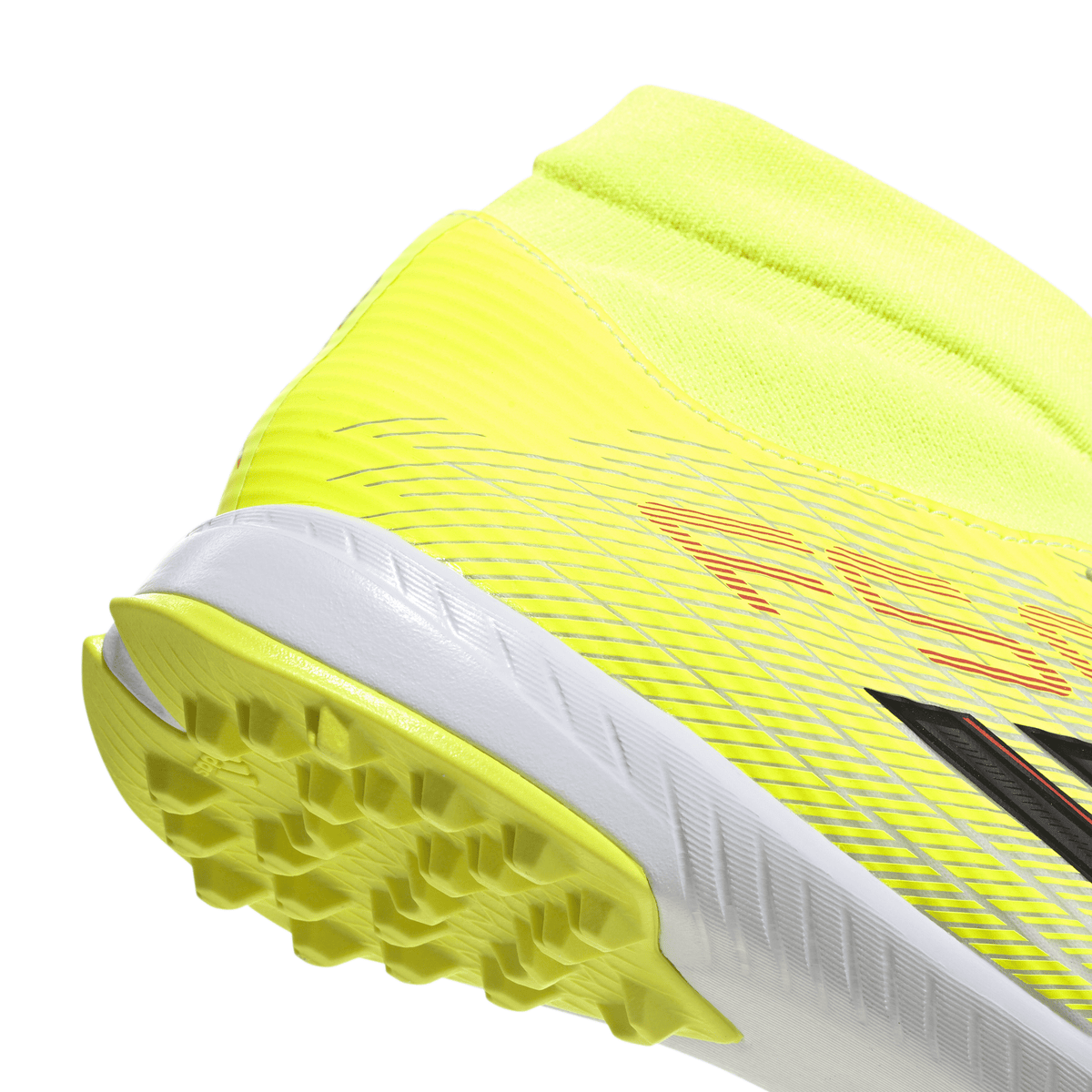 2026 New Arrival adidas F50 League Mid Cut TF Turf Men's Soccer Cleats - Yellow/Black/Red wholesalehk.shop