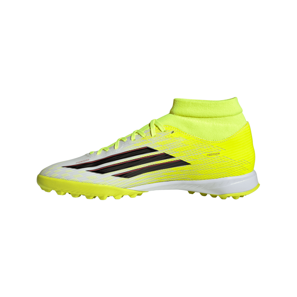2026 New Arrival adidas F50 League Mid Cut TF Turf Men's Soccer Cleats - Yellow/Black/Red wholesalehk.shop