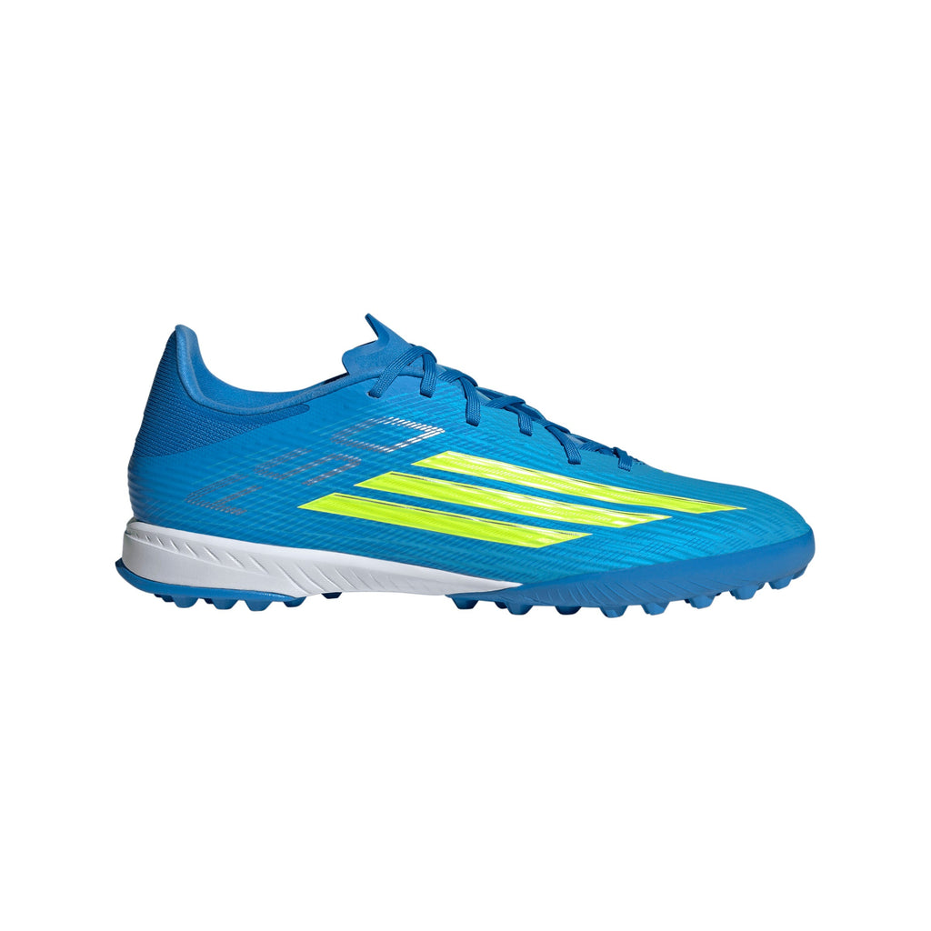 2026 New Arrival adidas F50 League TF Turf Men's Soccer Cleats - Blue/Yellow/Aqua wholesalehk.shop