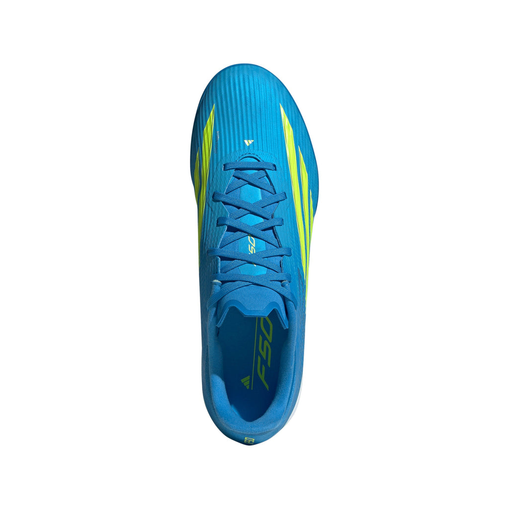 2026 New Arrival adidas F50 League TF Turf Men's Soccer Cleats - Blue/Yellow/Aqua wholesalehk.shop