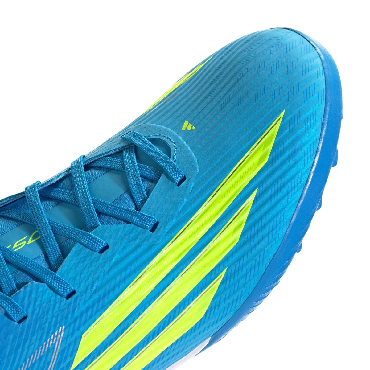 2026 New Arrival adidas F50 League TF Turf Men's Soccer Cleats - Blue/Yellow/Aqua wholesalehk.shop