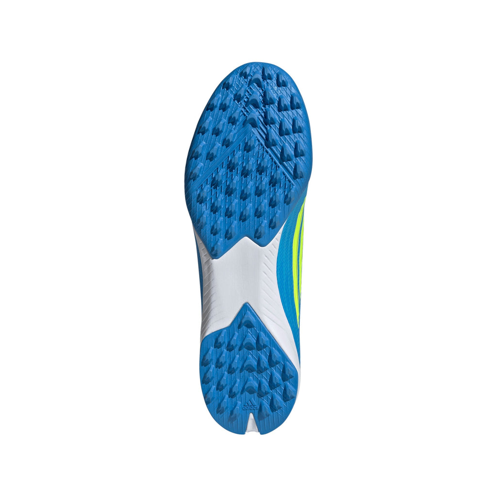 2026 New Arrival adidas F50 League TF Turf Men's Soccer Cleats - Blue/Yellow/Aqua wholesalehk.shop