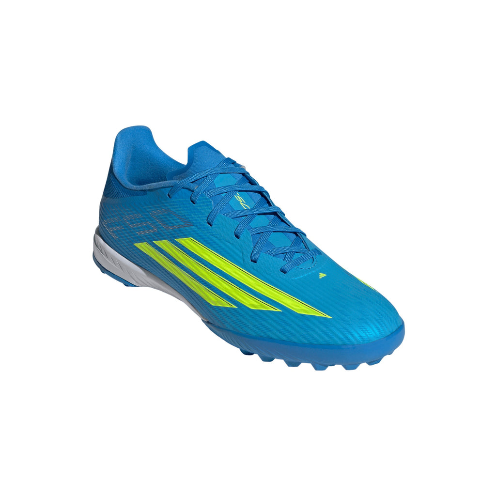 2026 New Arrival adidas F50 League TF Turf Men's Soccer Cleats - Blue/Yellow/Aqua wholesalehk.shop