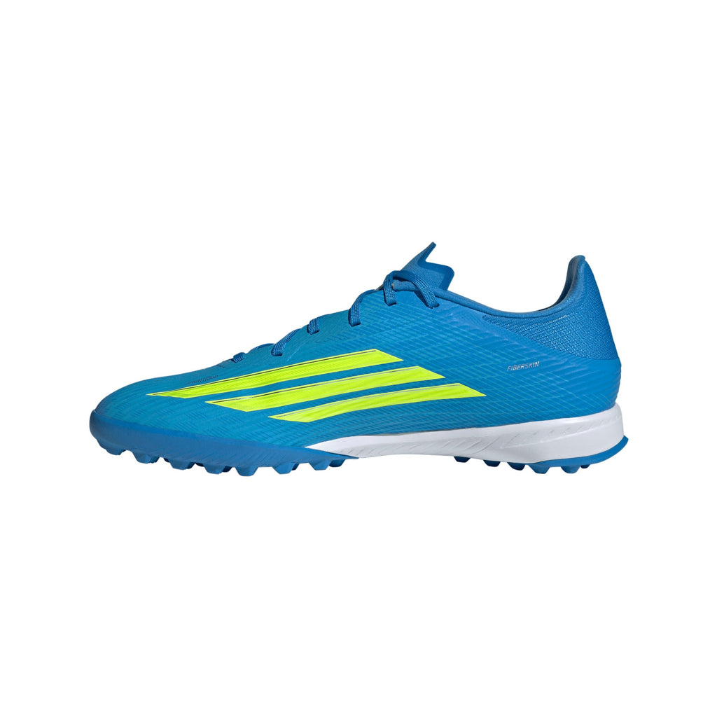 2026 New Arrival adidas F50 League TF Turf Men's Soccer Cleats - Blue/Yellow/Aqua wholesalehk.shop