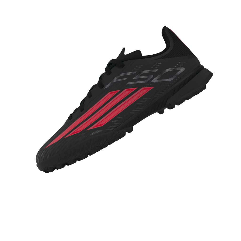 2026 New Arrival adidas F50 League TF Turf Youth Soccer Cleats - Black/Red wholesalehk.shop