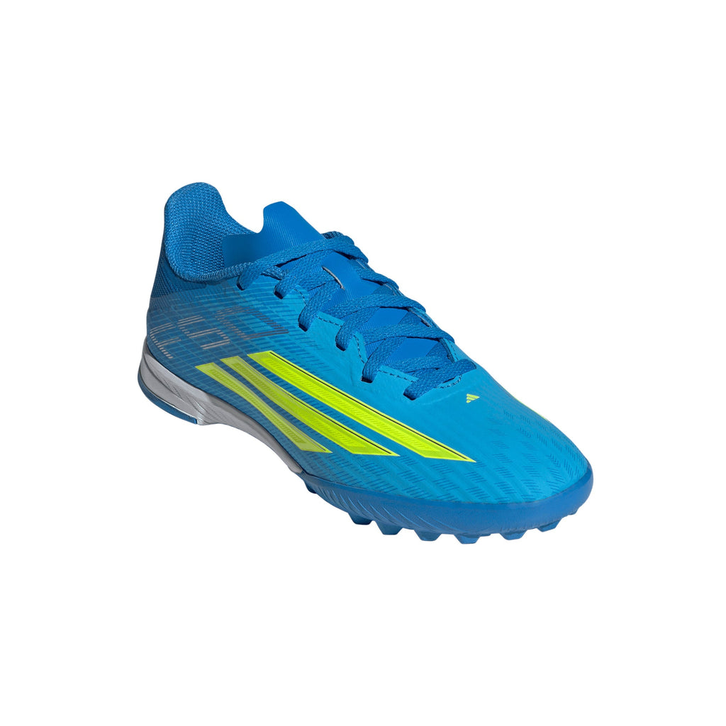2026 New Arrival adidas F50 League TF Turf Youth Soccer Cleats - Blue/Yellow/Aqua wholesalehk.shop