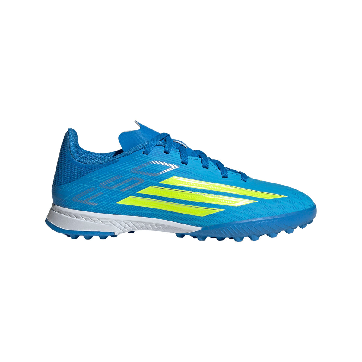 2026 New Arrival adidas F50 League TF Turf Youth Soccer Cleats - Blue/Yellow/Aqua wholesalehk.shop