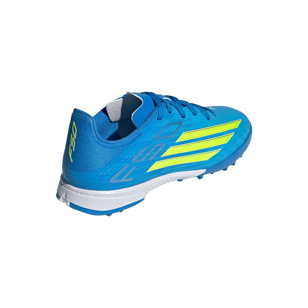 2026 New Arrival adidas F50 League TF Turf Youth Soccer Cleats - Blue/Yellow/Aqua wholesalehk.shop