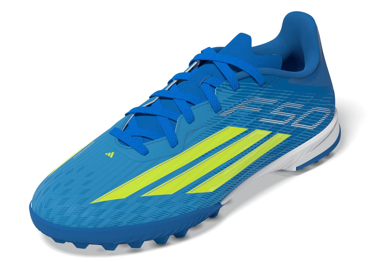 2026 New Arrival adidas F50 League TF Turf Youth Soccer Cleats - Blue/Yellow/Aqua wholesalehk.shop