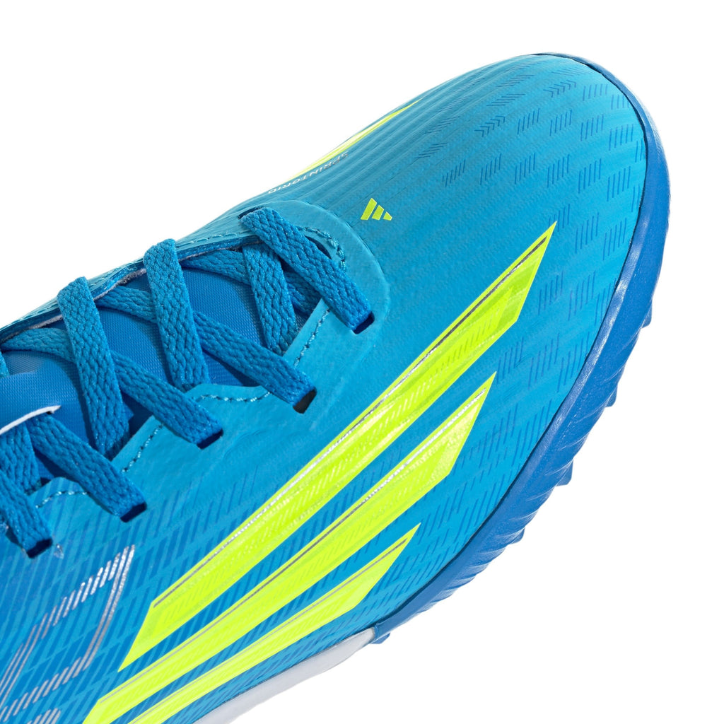 2026 New Arrival adidas F50 League TF Turf Youth Soccer Cleats - Blue/Yellow/Aqua wholesalehk.shop