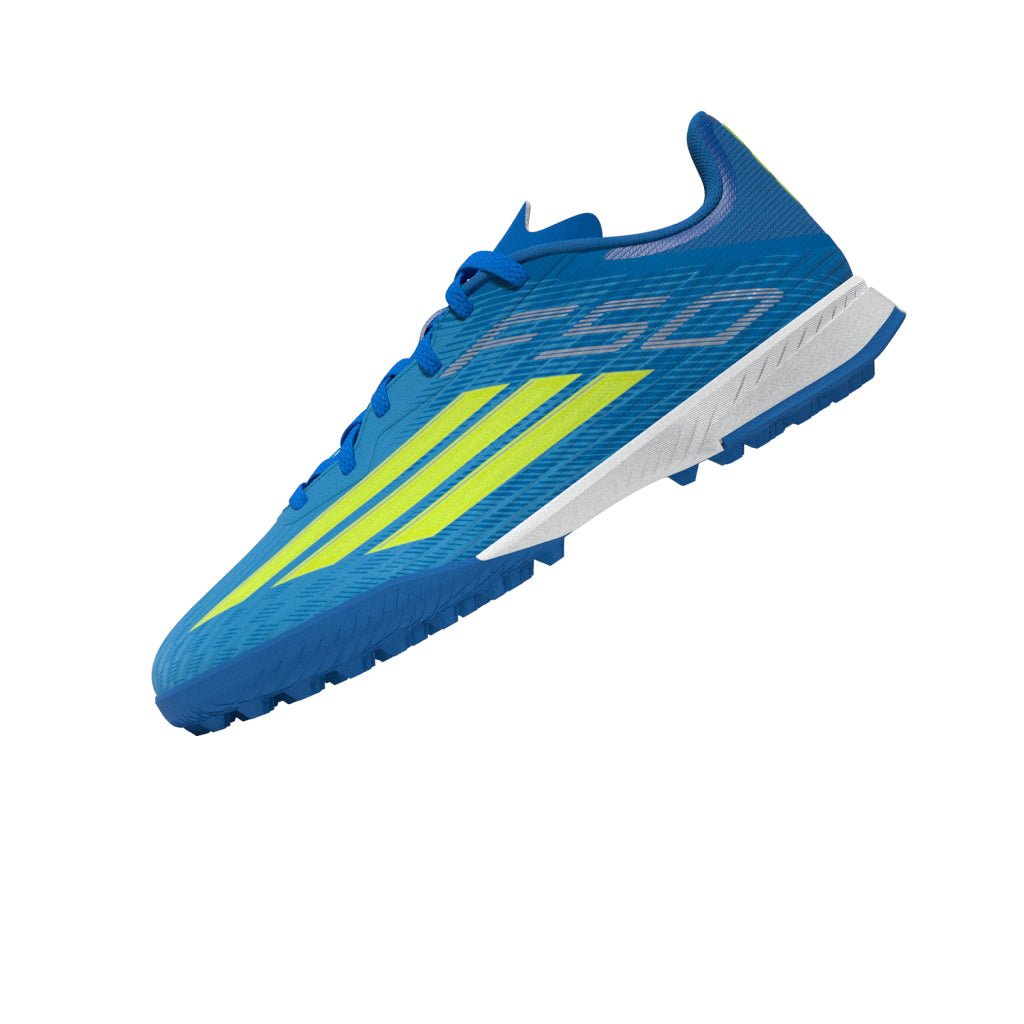 2026 New Arrival adidas F50 League TF Turf Youth Soccer Cleats - Blue/Yellow/Aqua wholesalehk.shop
