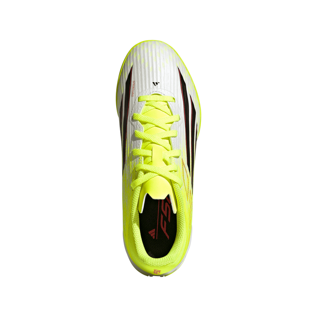 2026 New Arrival adidas F50 League TF Turf Youth Soccer Cleats - Yellow/Black/Red wholesalehk.shop