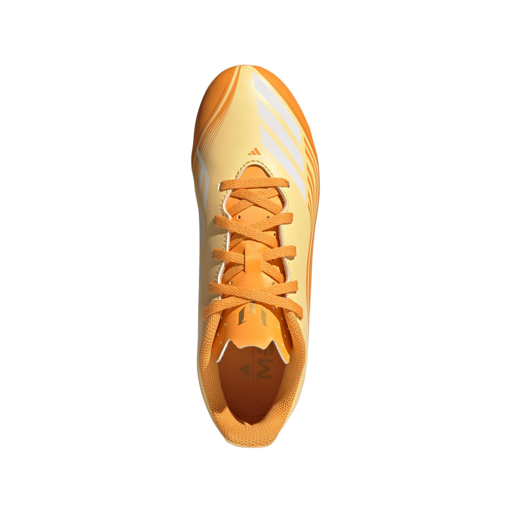 2026 New Arrival adidas F50 Messi Club FG/MG Firm Ground / Multi Ground Youth Soccer Cleats - Icta/Gold wholesalehk.shop