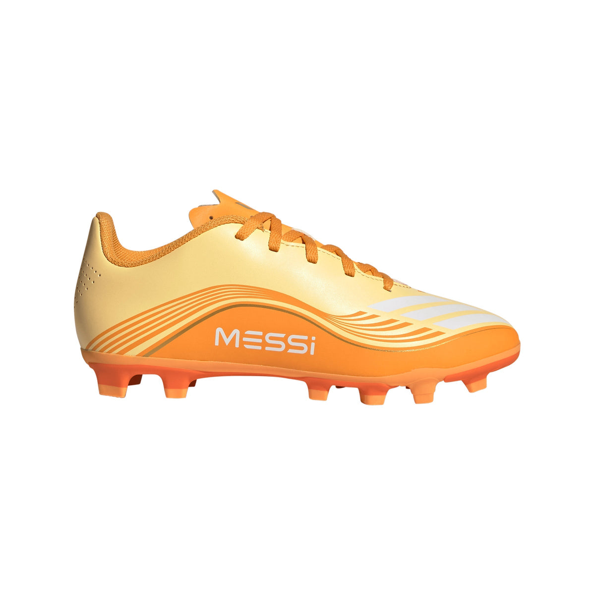 2026 New Arrival adidas F50 Messi Club FG/MG Firm Ground / Multi Ground Youth Soccer Cleats - Icta/Gold wholesalehk.shop