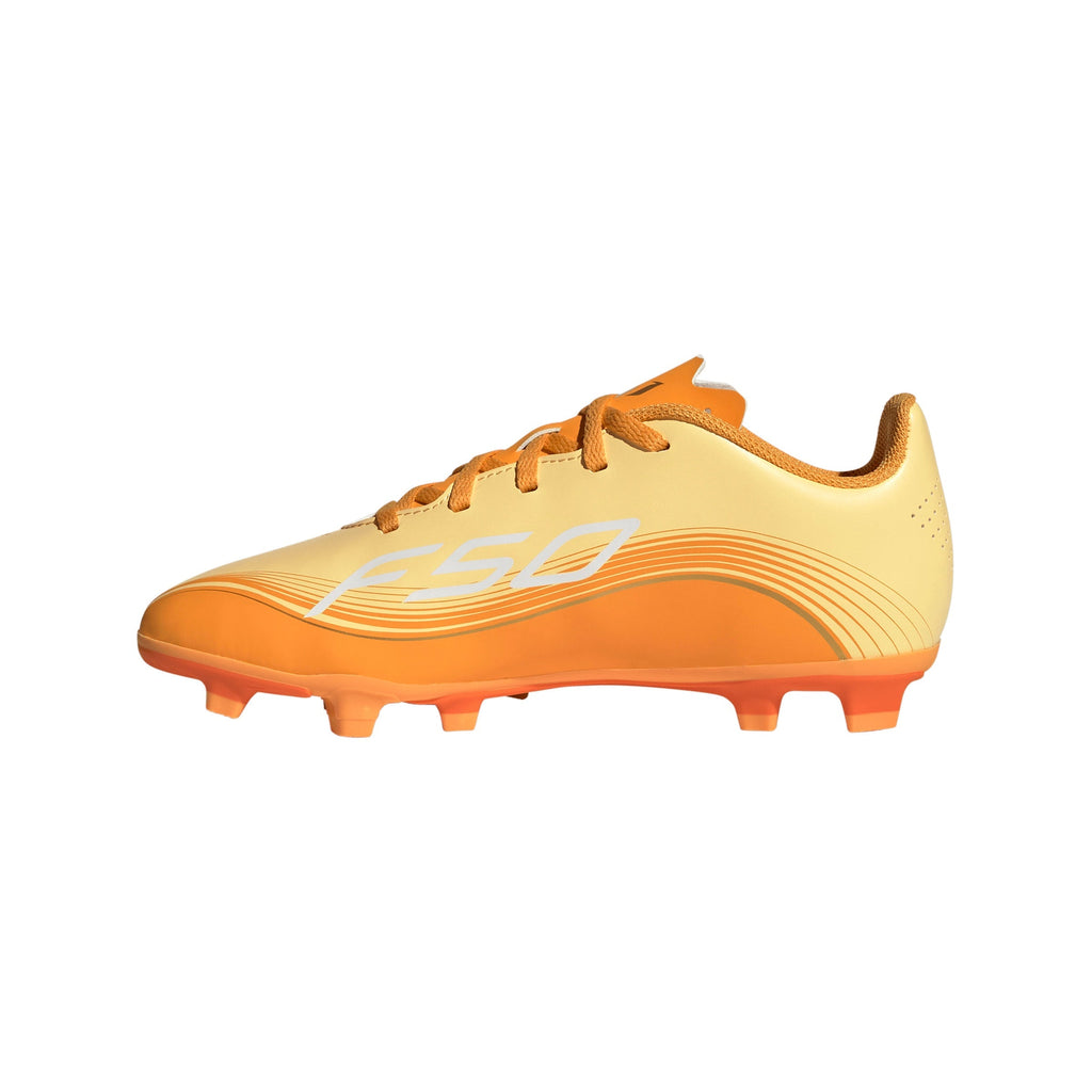 2026 New Arrival adidas F50 Messi Club FG/MG Firm Ground / Multi Ground Youth Soccer Cleats - Icta/Gold wholesalehk.shop