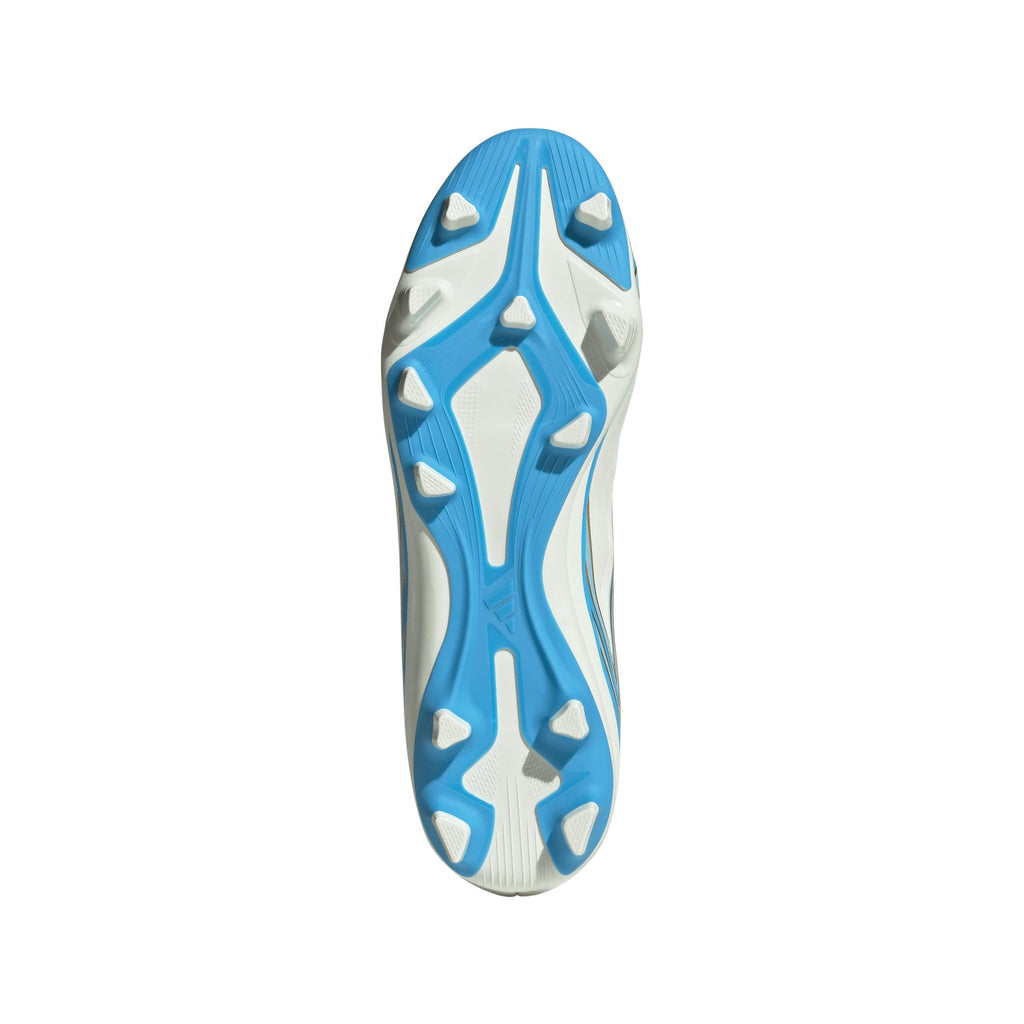 2026 New Arrival adidas F50 Messi Club FG/MG Firm Ground/Multi Ground Men's Soccer Cleats - Ivory/Blue wholesalehk.shop