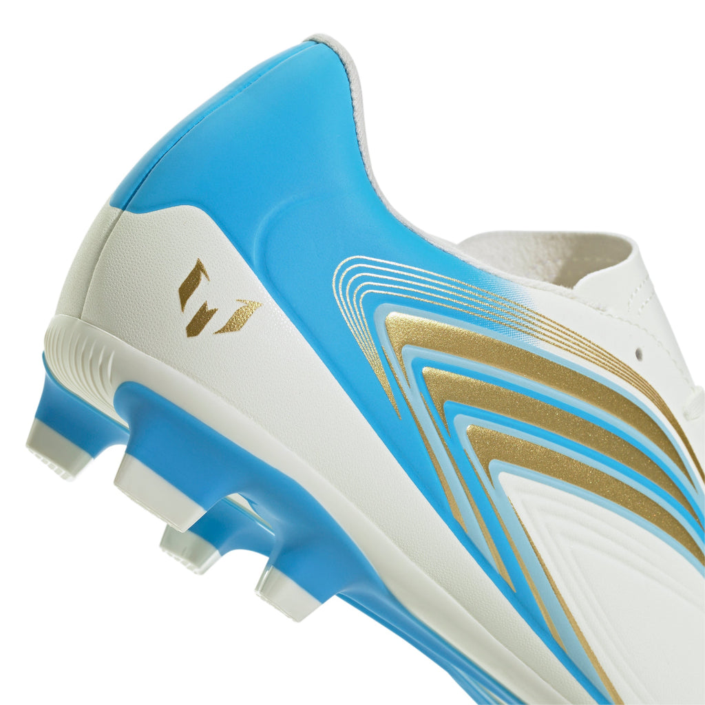 2026 New Arrival adidas F50 Messi Club FG/MG Firm Ground/Multi Ground Men's Soccer Cleats - Ivory/Blue wholesalehk.shop