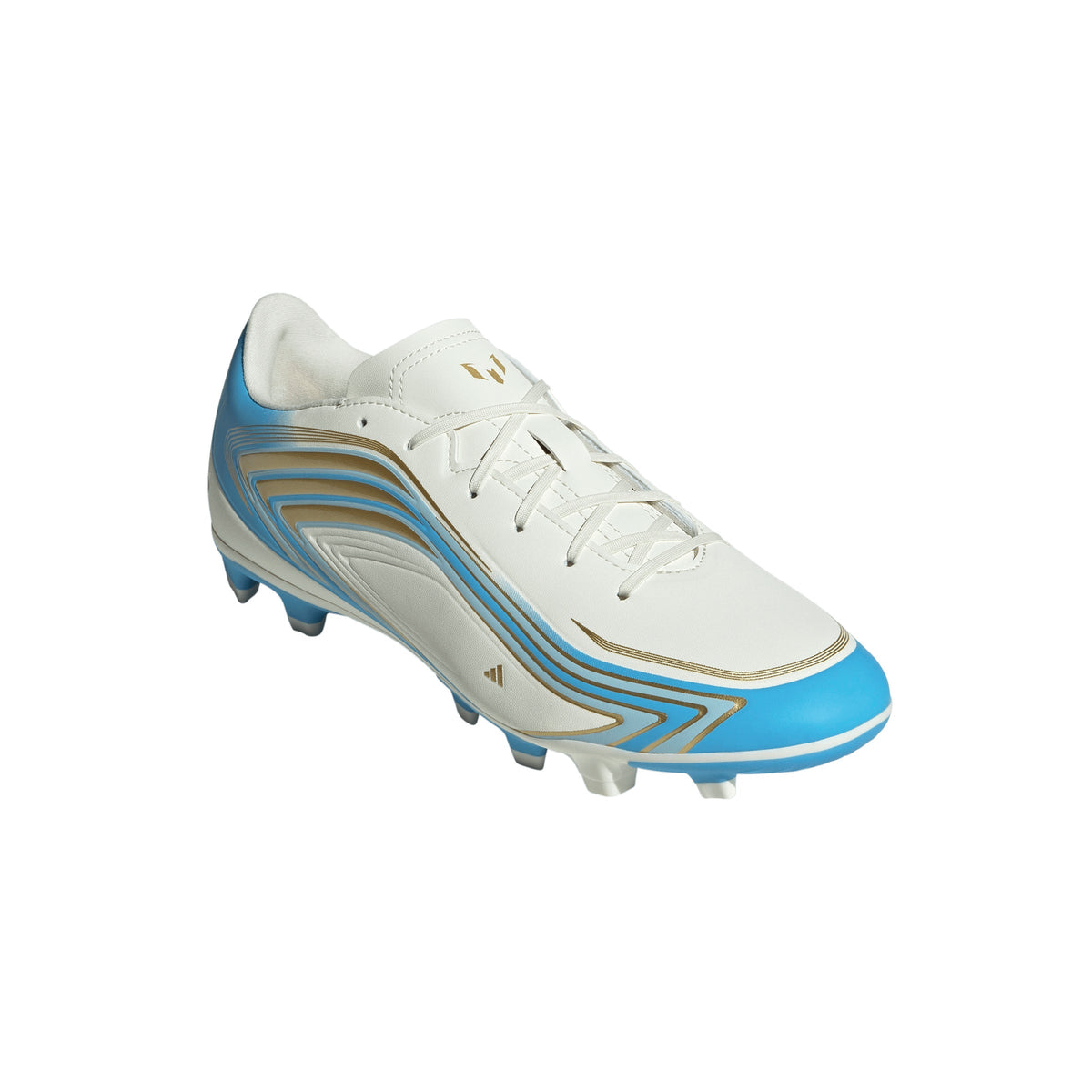 2026 New Arrival adidas F50 Messi Club FG/MG Firm Ground/Multi Ground Men's Soccer Cleats - Ivory/Blue wholesalehk.shop