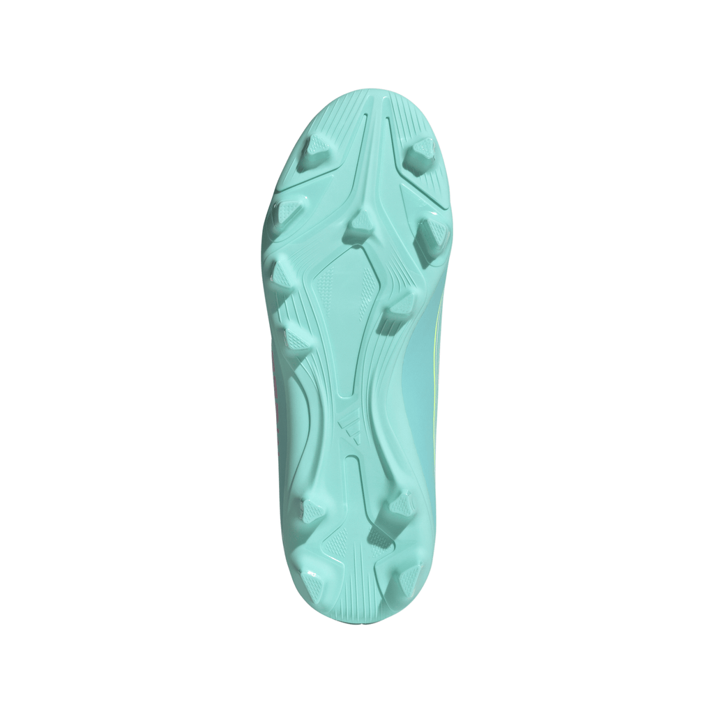 2026 New Arrival adidas F50 Messi Club Firm Ground/Multi Ground Youth Soccer Cleats - White/Pink/Aqua wholesalehk.shop