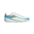 2026 New Arrival adidas F50 Messi Club IN Indoor Youth Soccer Shoes - Ivory/Blue wholesalehk.shop